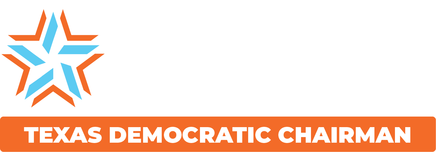 The logo for Kendall Scudder, the Chairman of the Texas Democratic Party